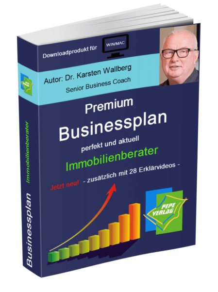 Businessplan Immobilien Berater / Makler - sofort Downloadprodukt